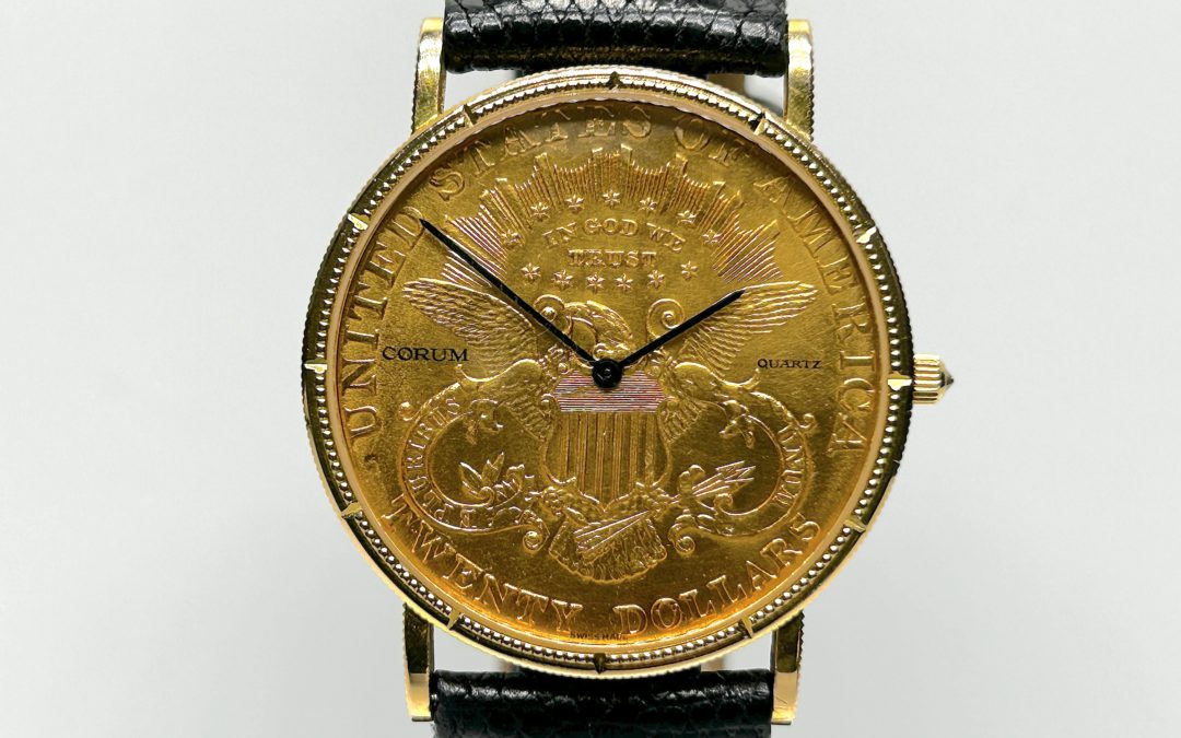 Corum Coin Watch – 20 Dollar Liberty Coin Watch – Solid Yellow Gold